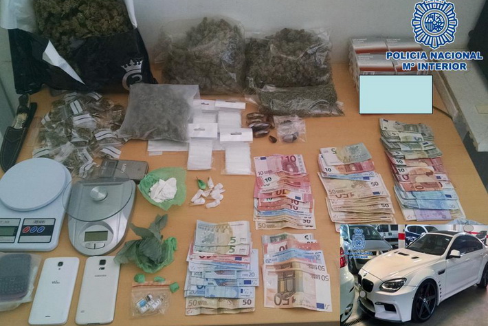 La Policía Nacional desarticula un grupo que operaba en la zona de Salobreña, con 34 detenidos por tráfico de drogas.